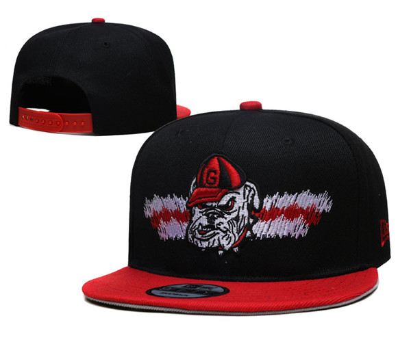 Georgia Bulldogs Stitched Snapback Hats 003